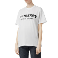 T-shirt oversize en coton à logo - White