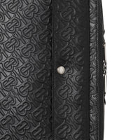 Attaché-case en cuir Monogram à triple pression - Black