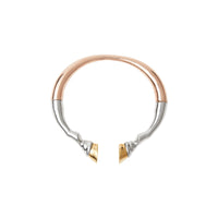 Manchette sabot plaquée or rose et palladium - Rose Gold & Palladium