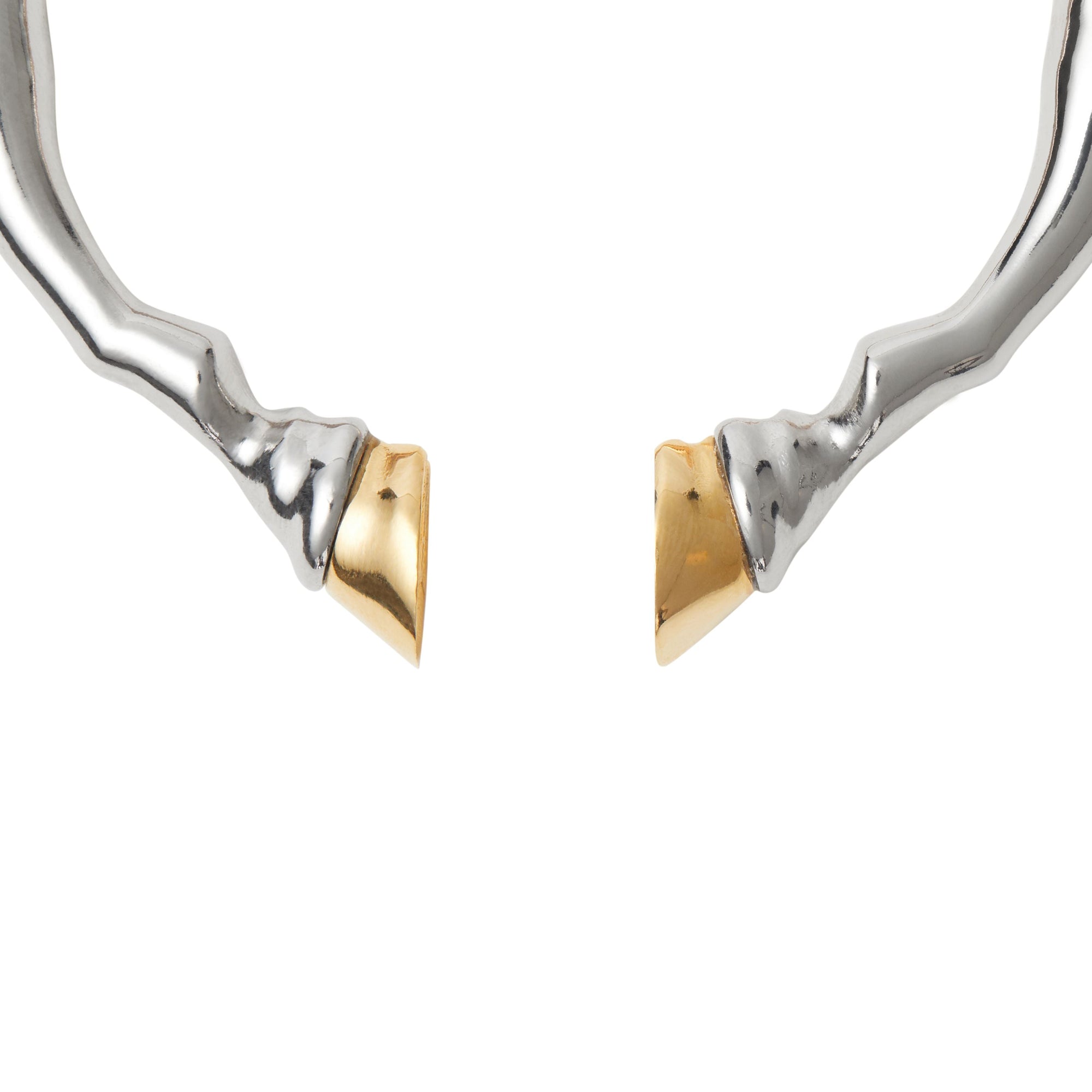 Manchette sabot plaquée or rose et palladium - Rose Gold & Palladium