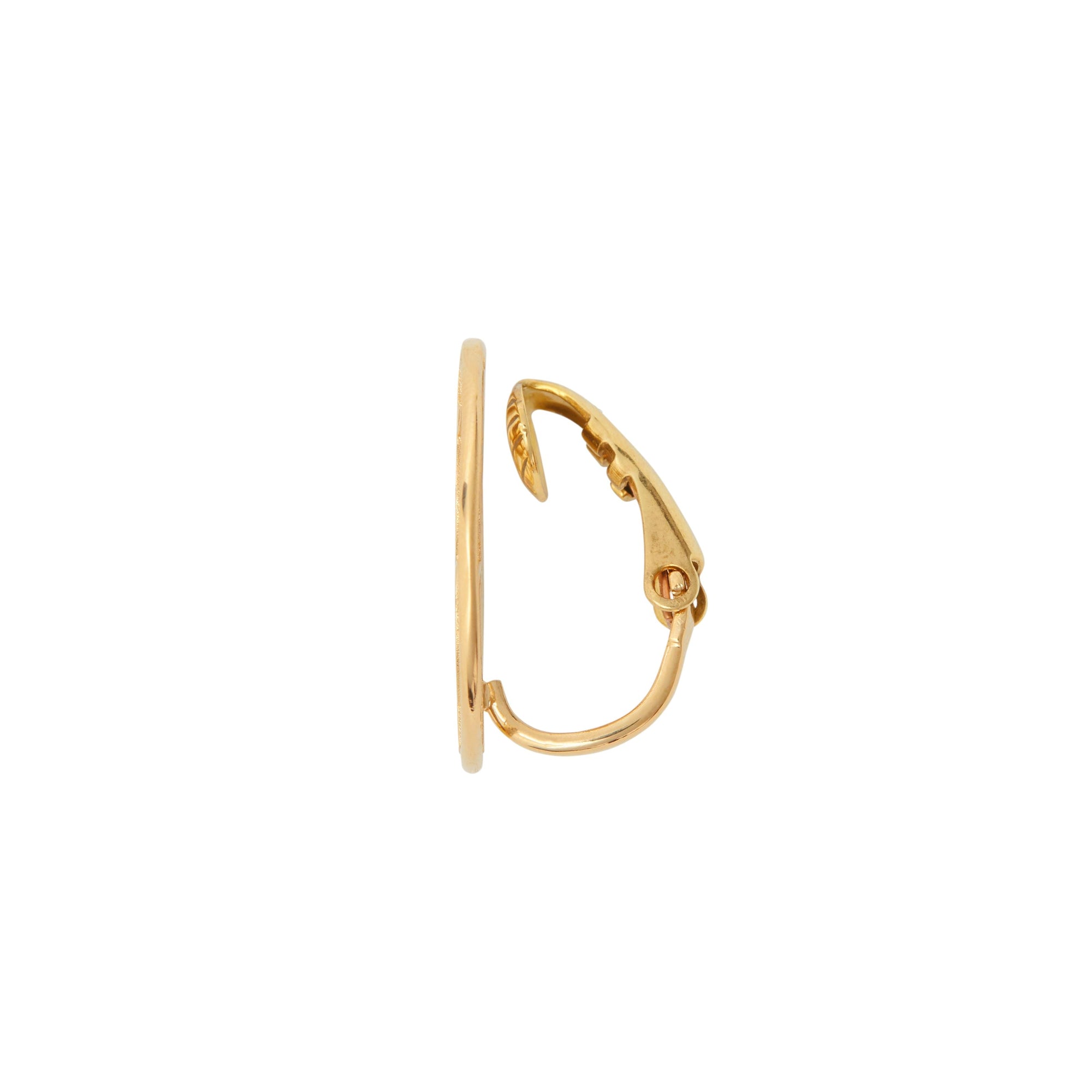 Boucles d'oreilles plaquées or à motif - Light Gold