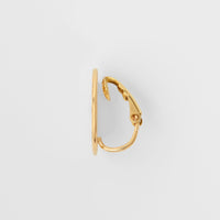 Boucles d'oreilles plaquées or à motif - Light Gold