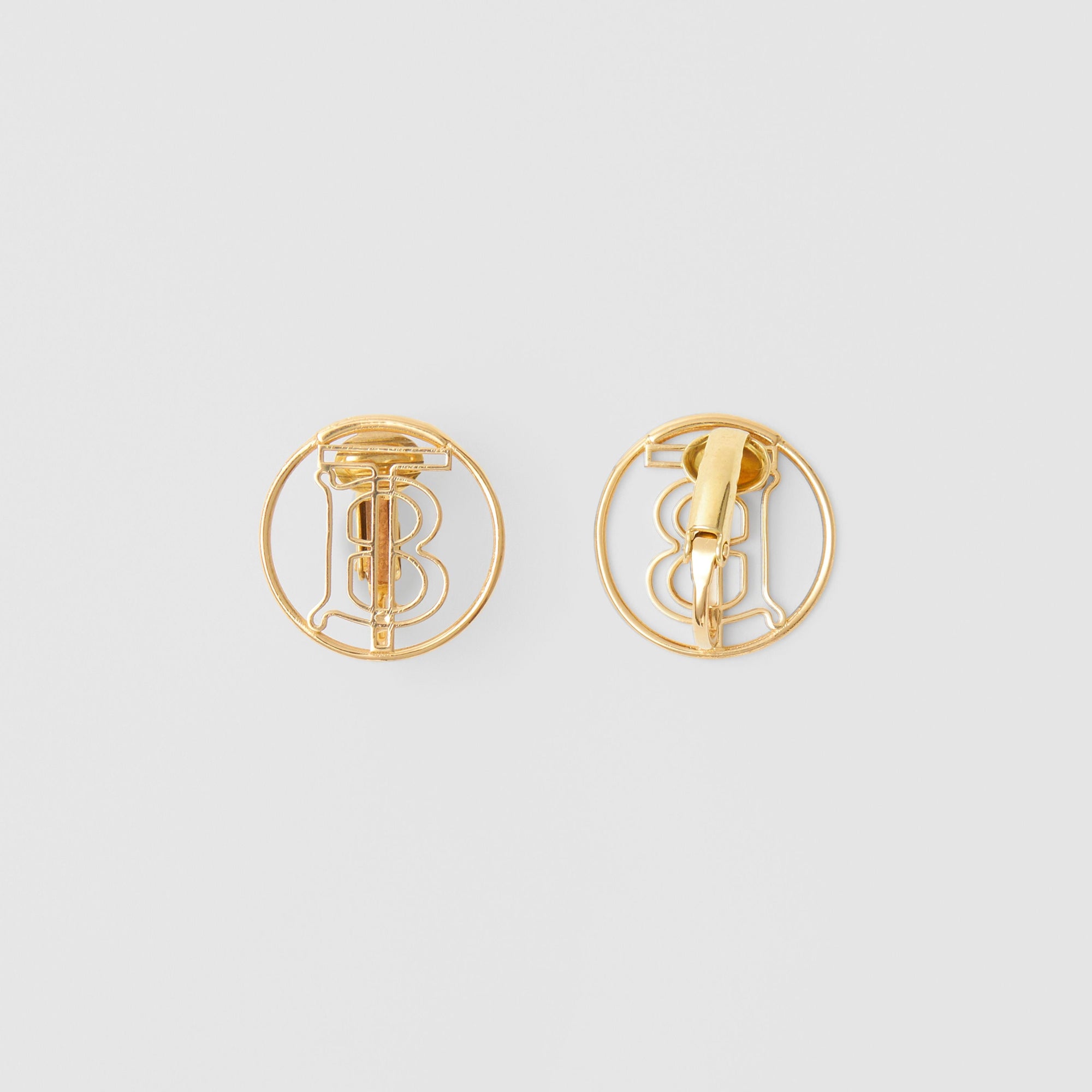 Boucles d'oreilles plaquées or à motif - Light Gold