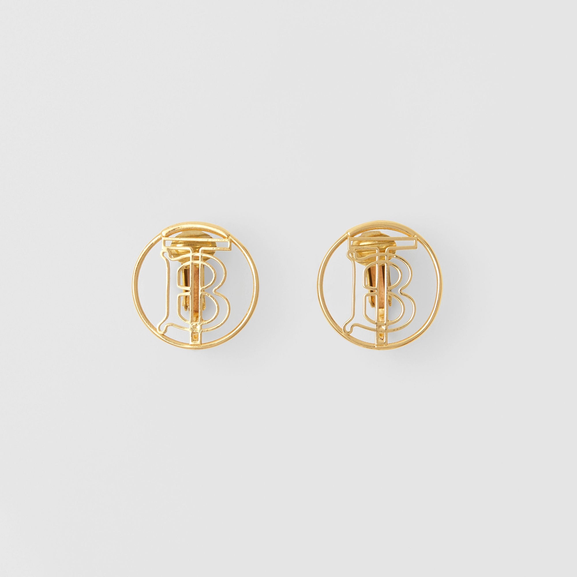 Boucles d'oreilles plaquées or à motif - Light Gold