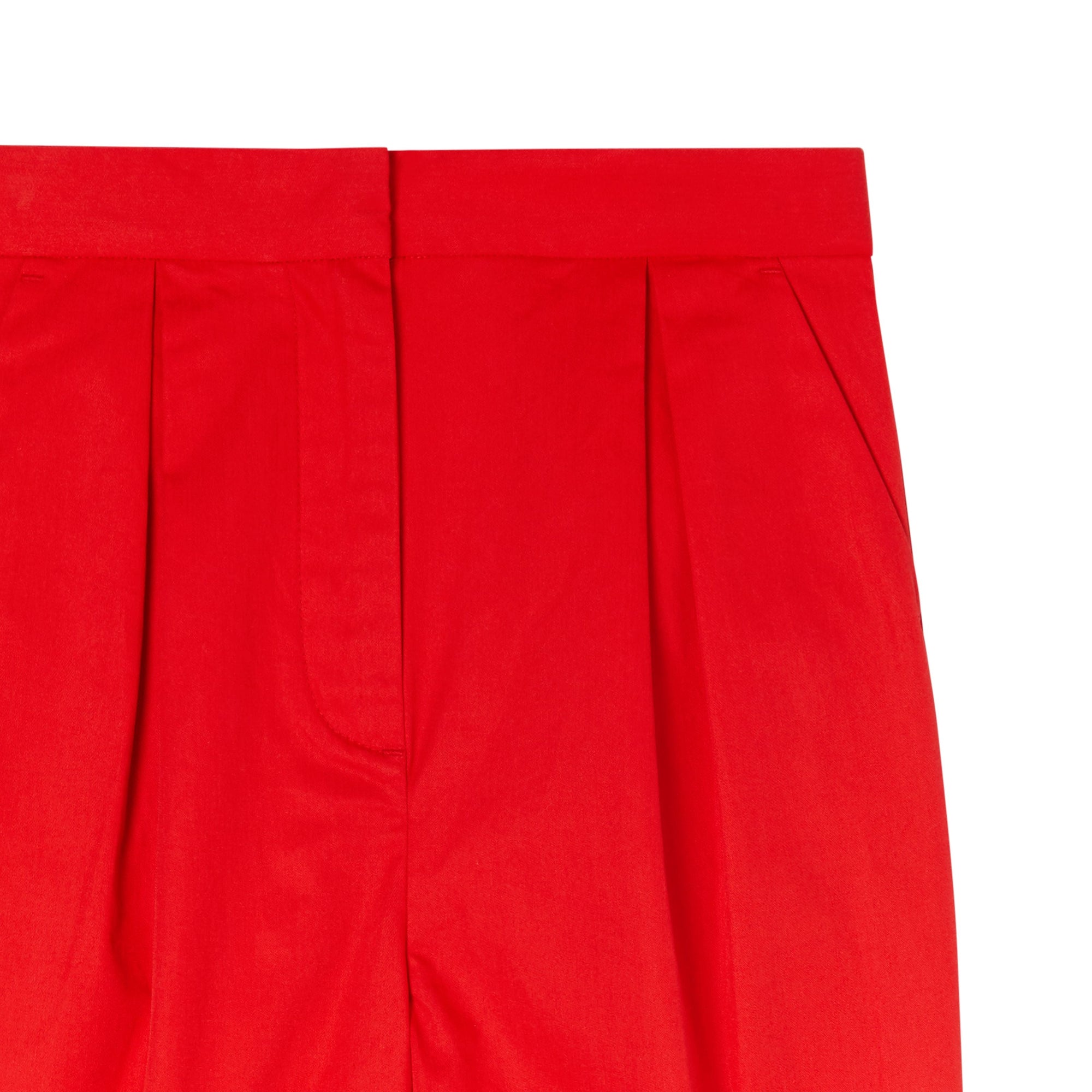 Pantalon fuselé en sergé de coton - Bright Red