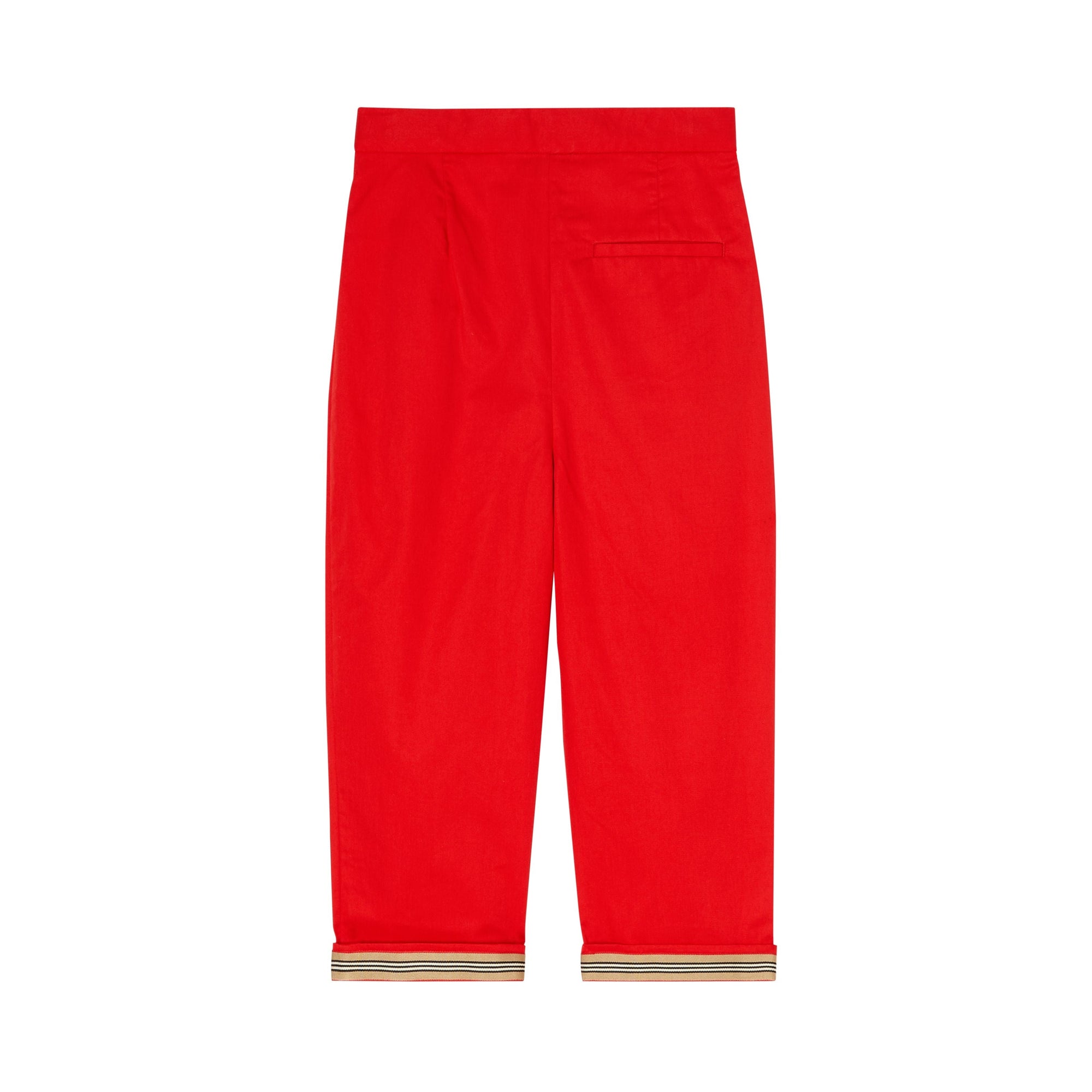 Pantalon fuselé en sergé de coton - Bright Red