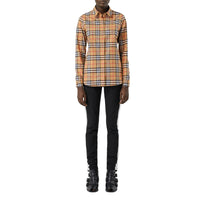 Chemise oversize à motif Vintage check - Antique Yellow Check
