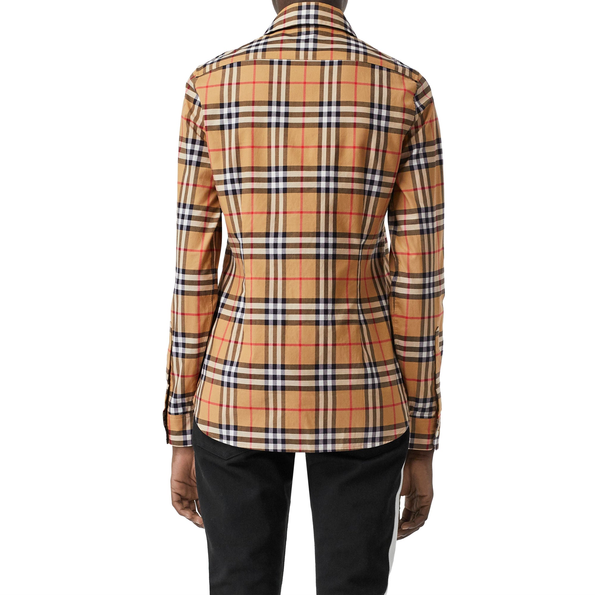 Chemise oversize à motif Vintage check - Antique Yellow Check
