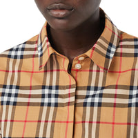 Chemise oversize à motif Vintage check - Antique Yellow Check