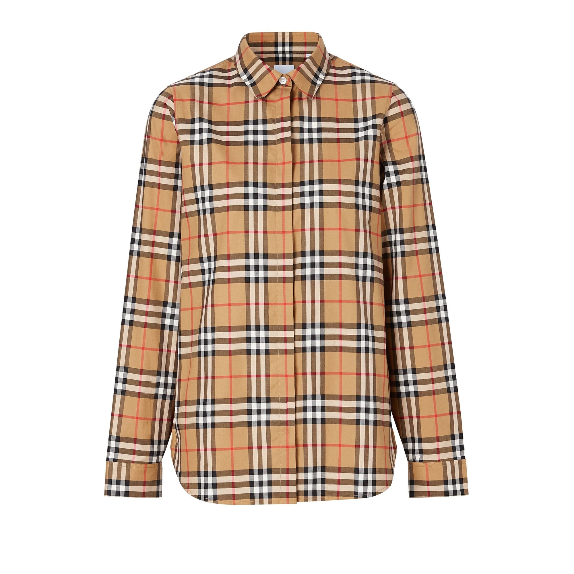 Chemise oversize à motif Vintage check - Antique Yellow Check