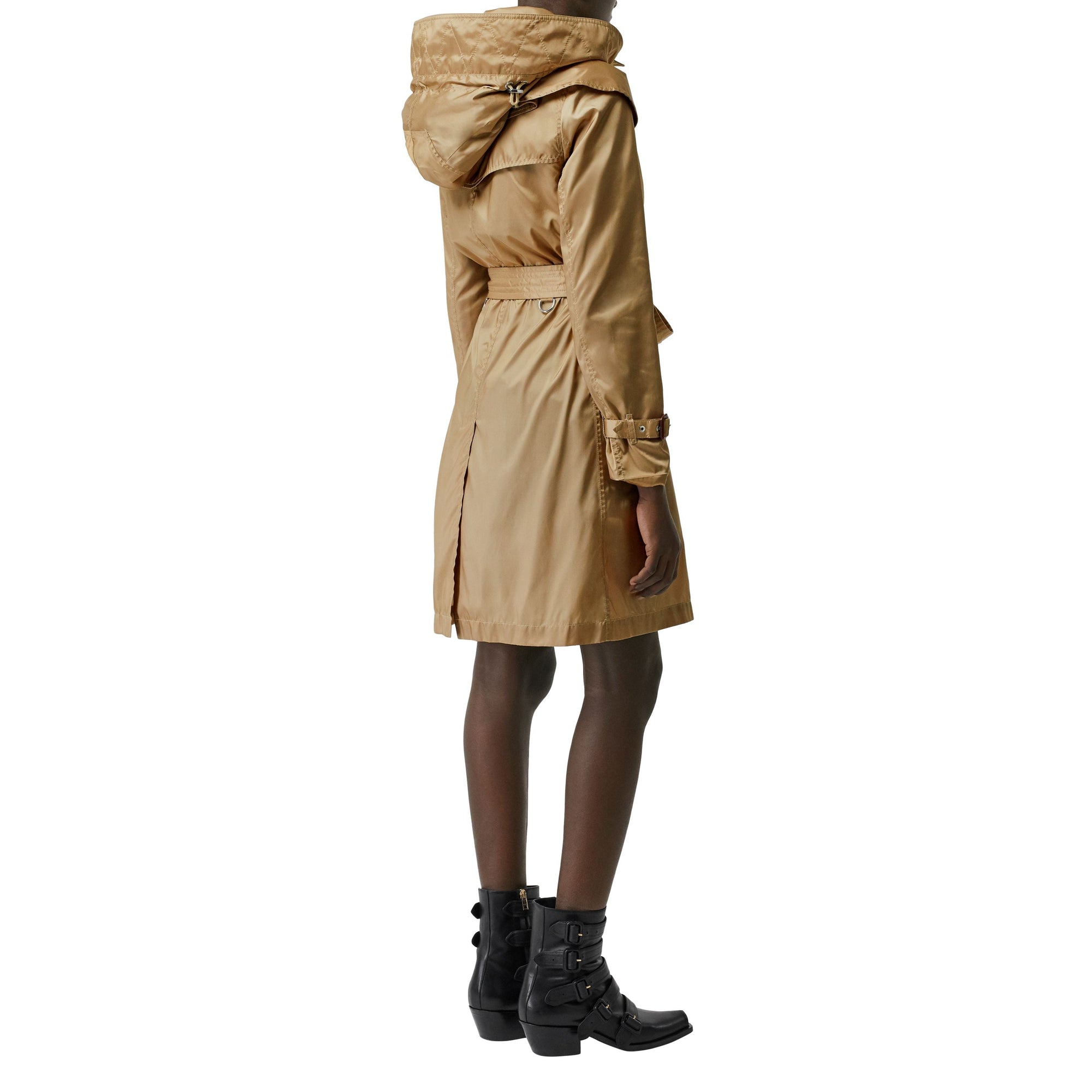 Trench-coat et capuche amovible - Honey