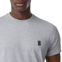T-shirt classique monogramme - Pale Grey Melange