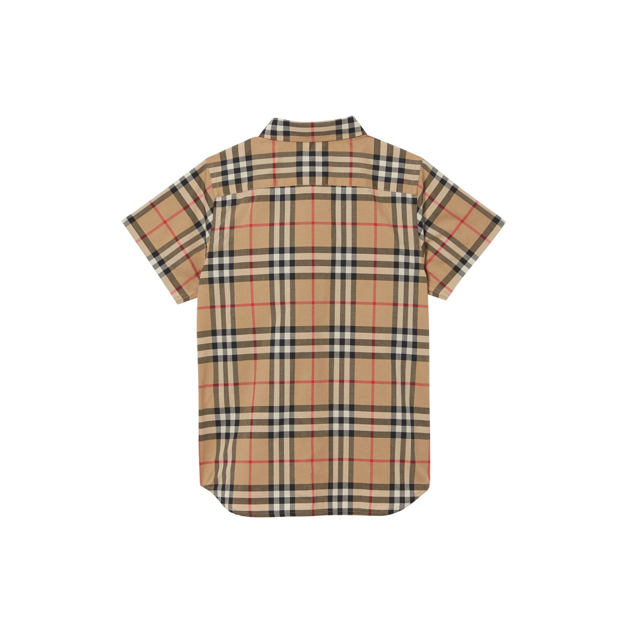 Chemise à manches courtes en coton Vintage Check - Archive Beige