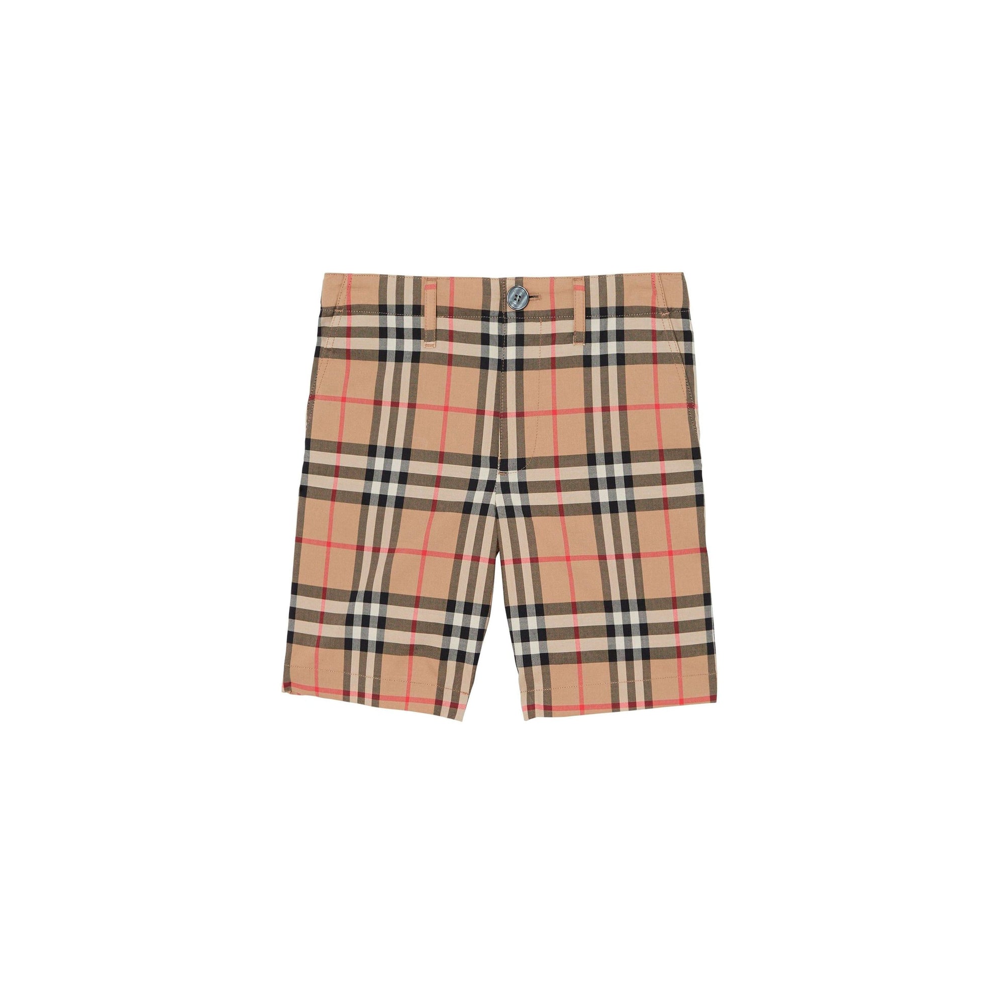 Short ajusté à motif Vintage check - Archive Beige Check