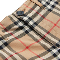 Short ajusté à motif Vintage check - Archive Beige Check