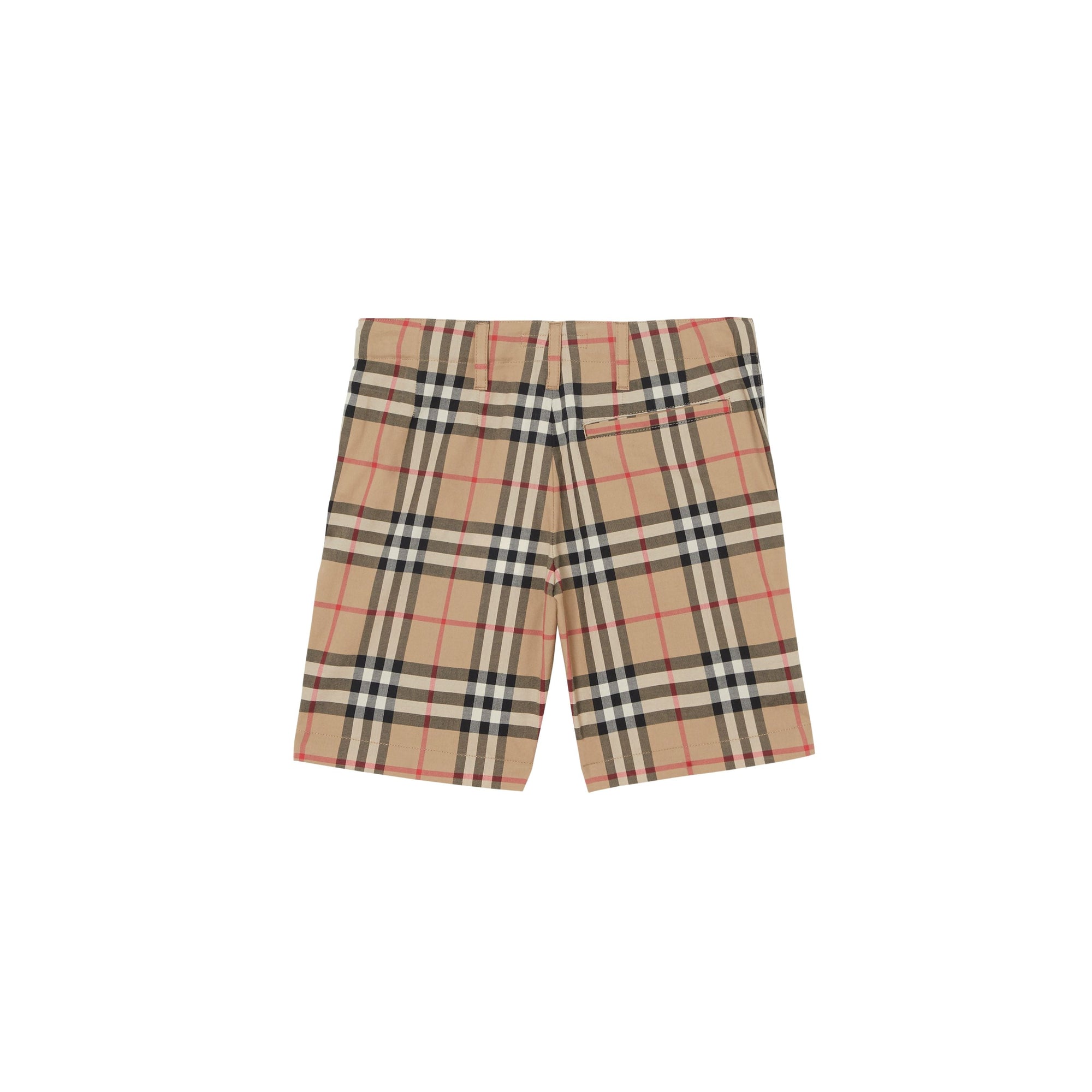 Short ajusté à motif Vintage check - Archive Beige Check