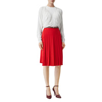 Haut oversize à manches longues en jersey - White