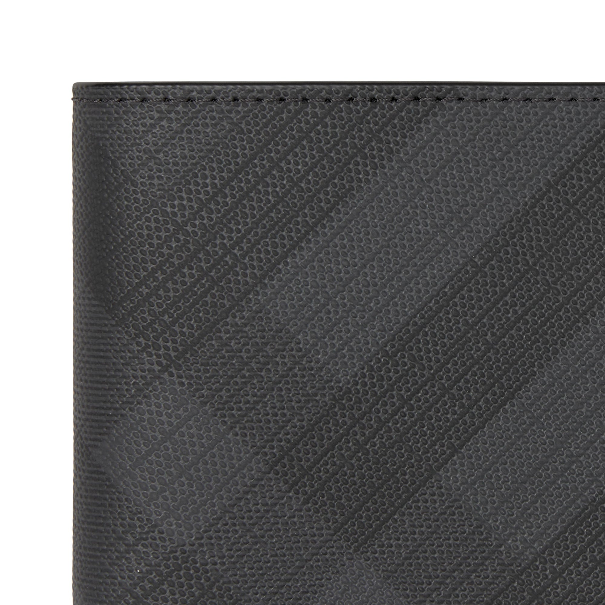 Portefeuille international à deux volets en cuir - Dark Charcoal