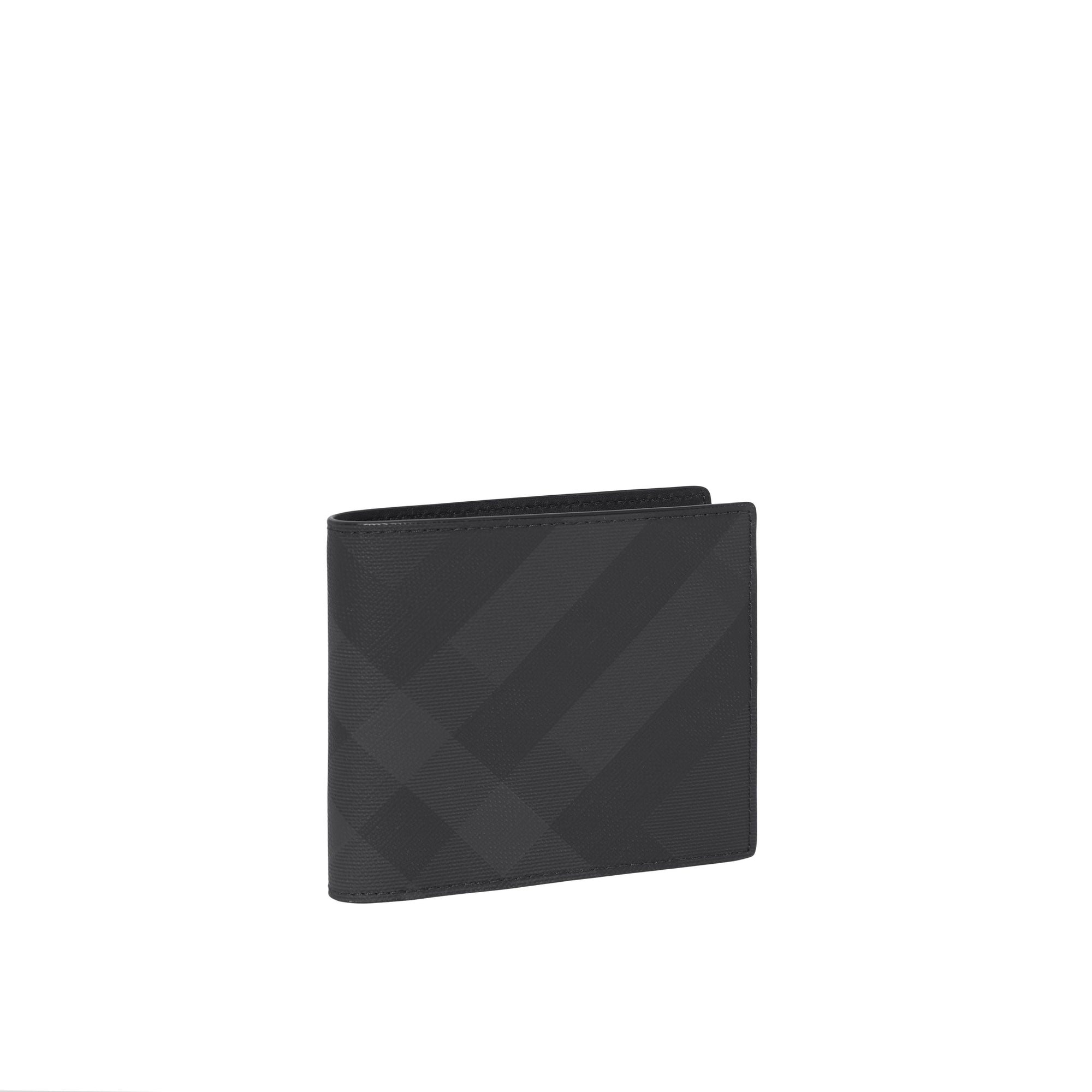 Portefeuille international à deux volets en cuir - Dark Charcoal