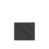 Portefeuille international à deux volets en cuir - Dark Charcoal