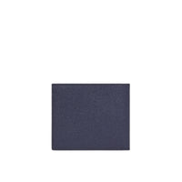 Portefeuille à rabat multidevise en cuir grainé - Regency Blue