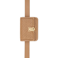 Sac ceinture TB en cuir d'agneau Monogram matelassé - Honey