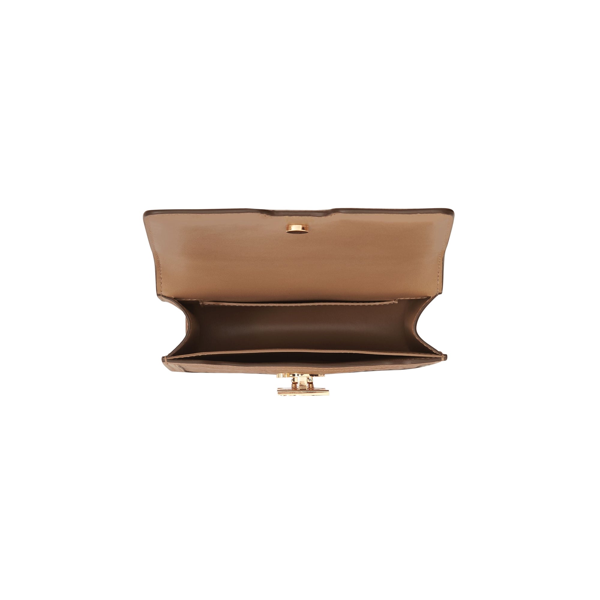 Sac ceinture TB en cuir d'agneau Monogram matelassé - Honey