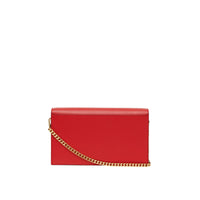 Petit clutch enveloppe TB en cuir - Bright Red