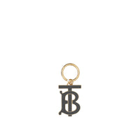 Porte-clés plaqué or Monogram - Black