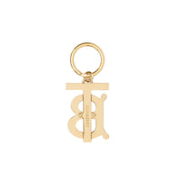 Porte-clés plaqué or Monogram - Black