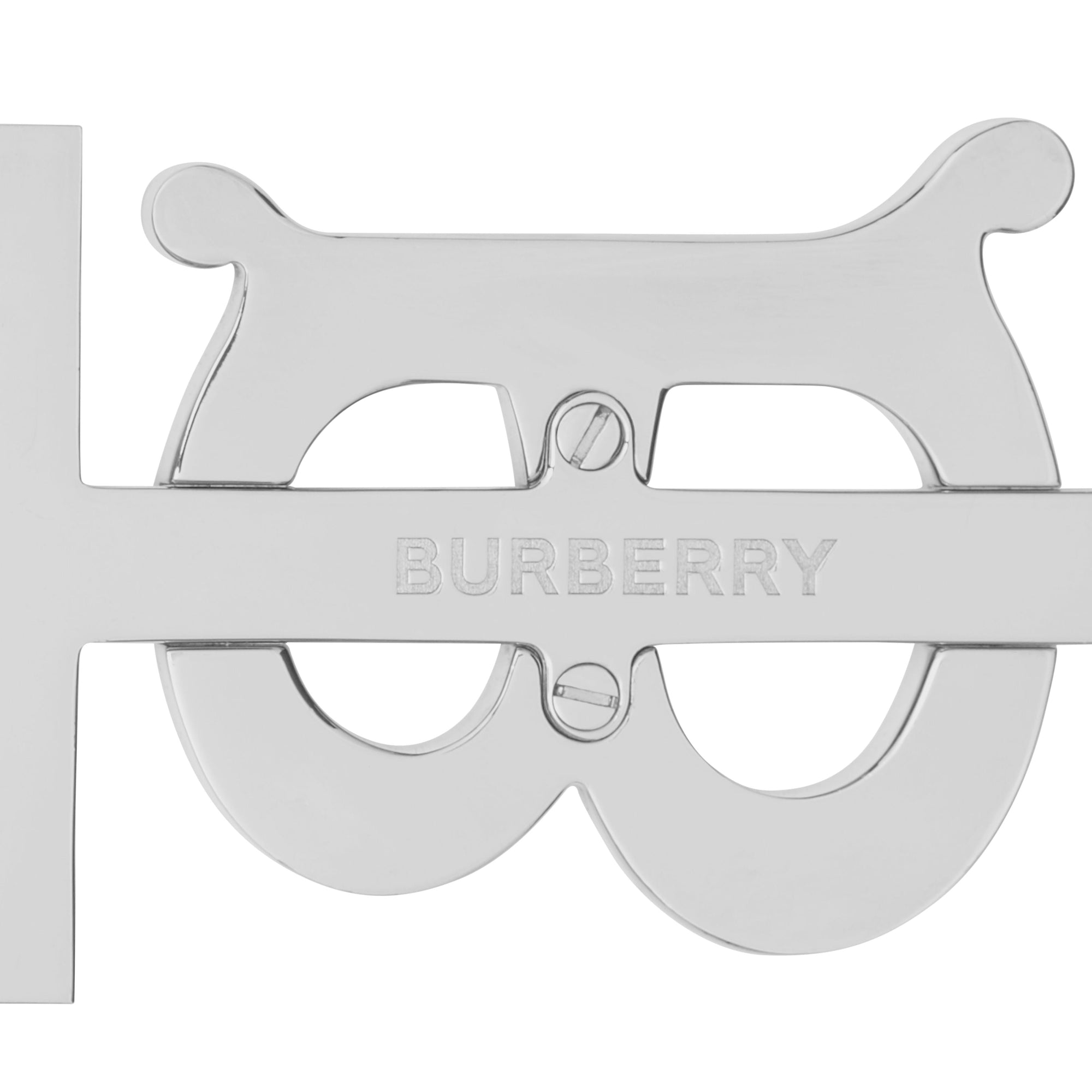 Porte-clés plaqué palladium Monogram - Rose Beige