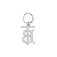 Porte-clés plaqué palladium Monogram - Rose Beige