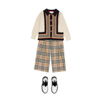 Pantalon de marin en laine Vintage Check - Archive Beige Check