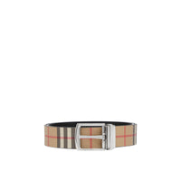 Ceinture réversible en toile - Archive Beige
