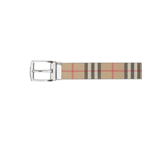 Ceinture réversible en toile - Archive Beige