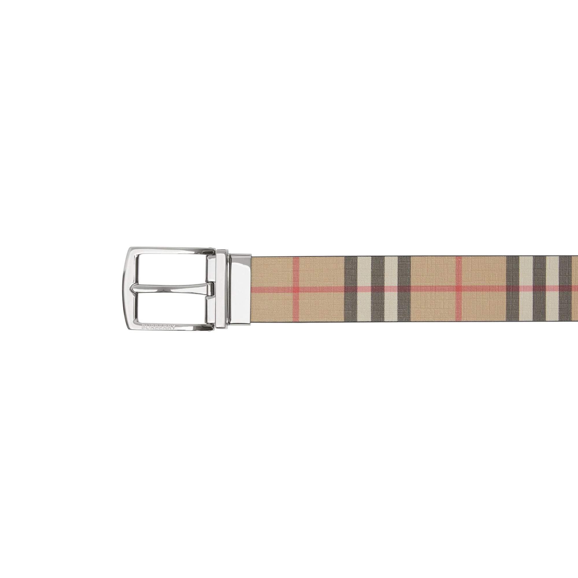 Ceinture réversible en toile - Archive Beige