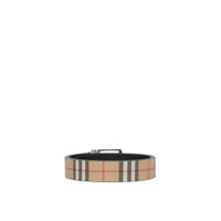 Ceinture réversible en toile - Archive Beige