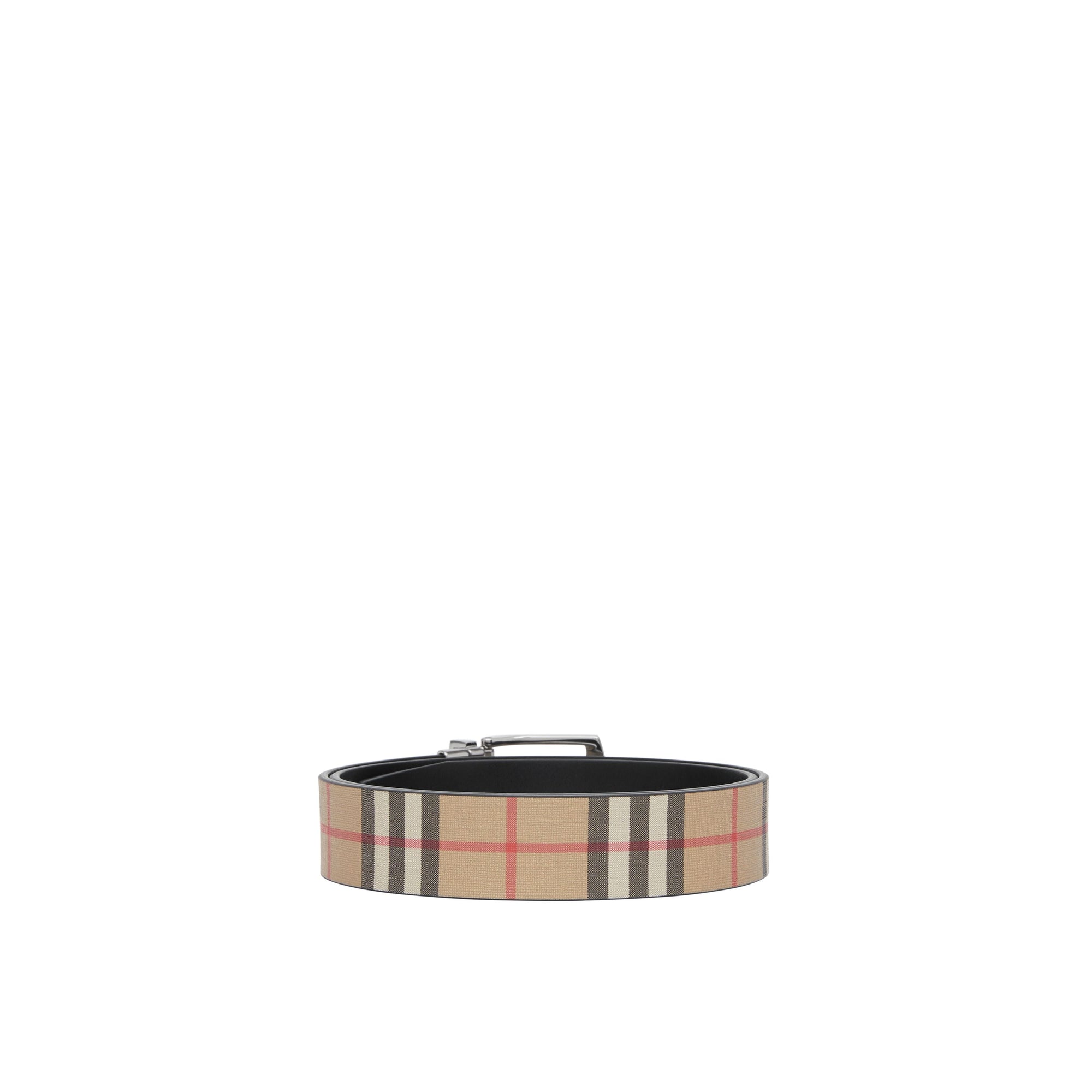 Ceinture réversible en toile - Archive Beige