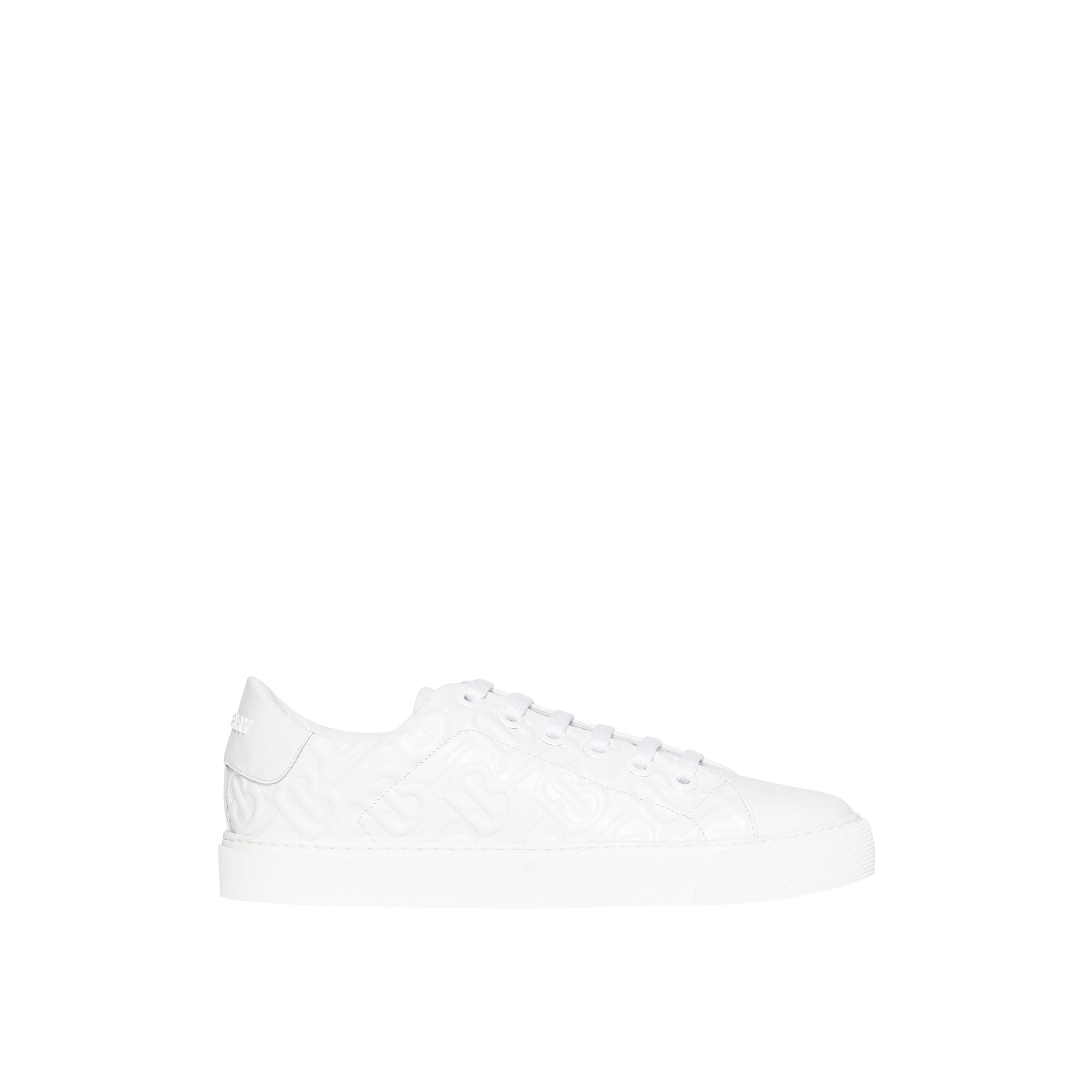 Sneakers en cuir Monogram - Optic White