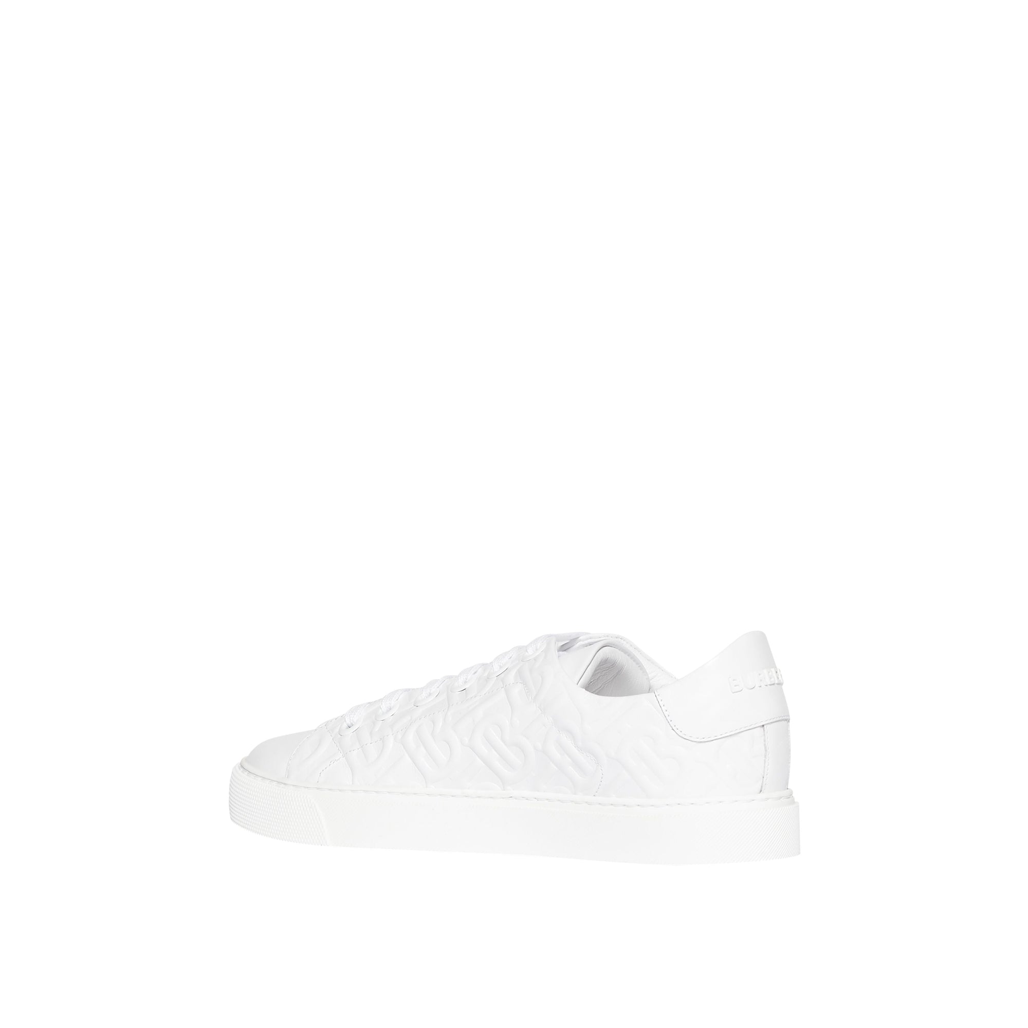 Sneakers en cuir Monogram - Optic White
