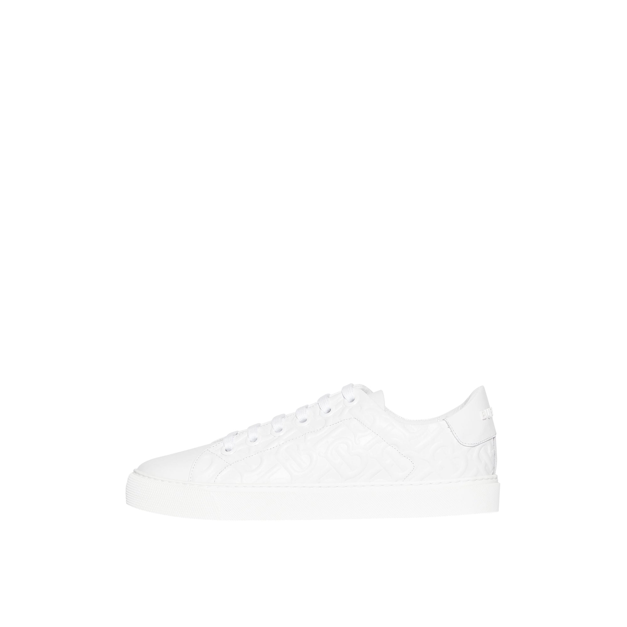 Sneakers en cuir Monogram - Optic White