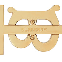 Porte-clés plaqué or à motif monogramme - Gold