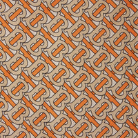 Carré de soie Monogram - Bright Orange