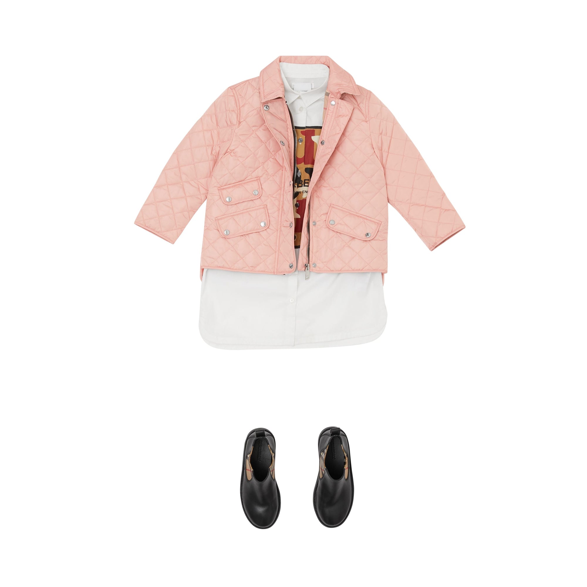 Veste légère matelassée - Dusty Pink