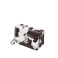 Petit sac TB en cuir à imprimé vache - Mahogany