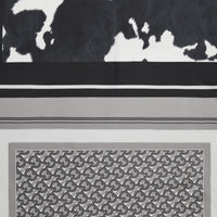 Foulard en soie à imprimés et Monogram - Flint