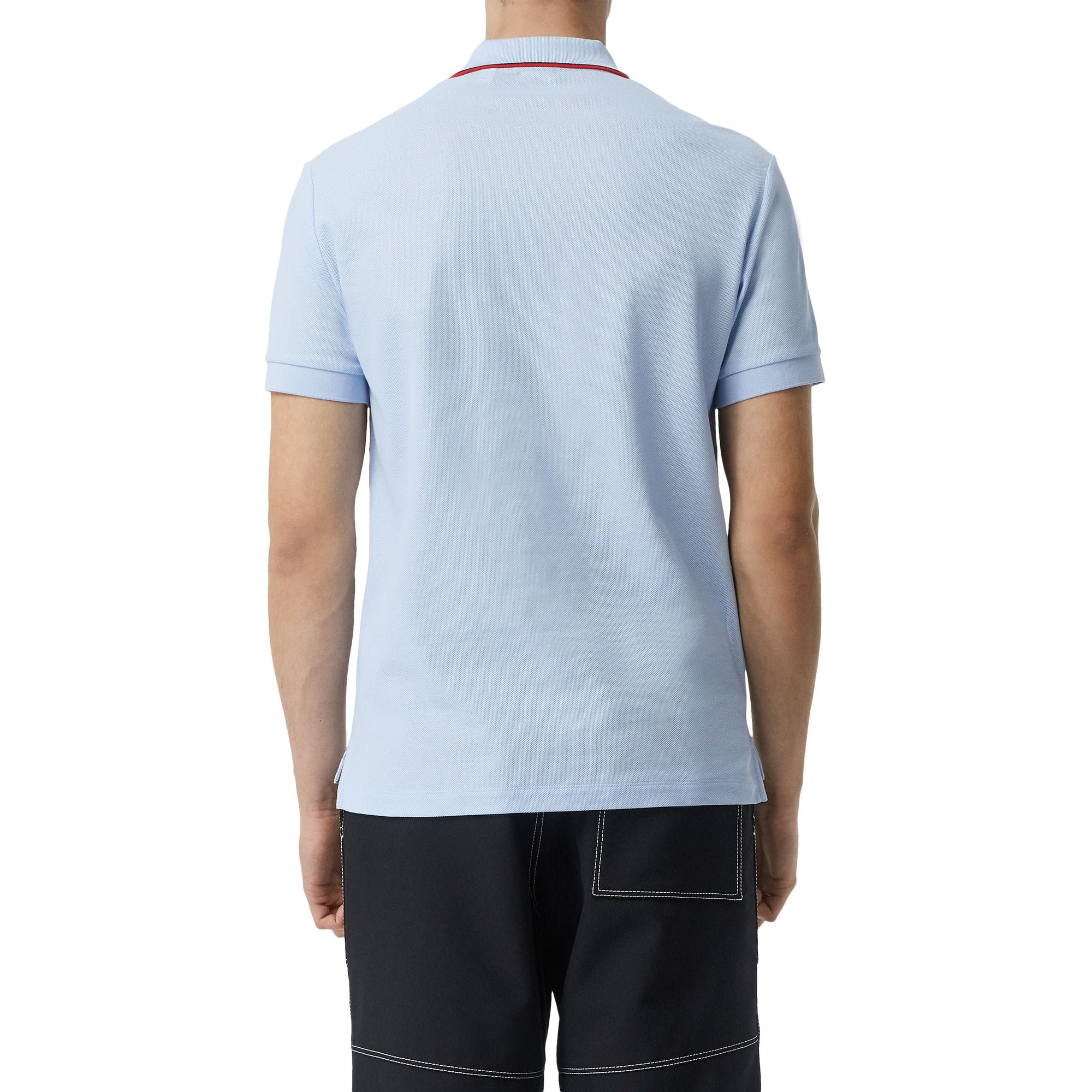Polo à rayures iconique - Pale Blue