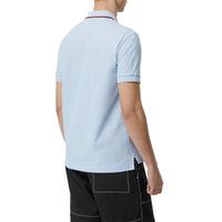 Polo à rayures iconique - Pale Blue