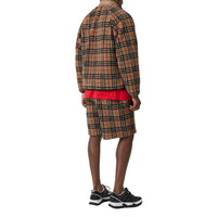 Veste à col entonnoir à motif Vintage check - Archive Beige Check