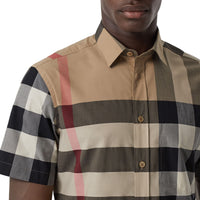 Chemise sans manches à motif check - Archive Beige Check